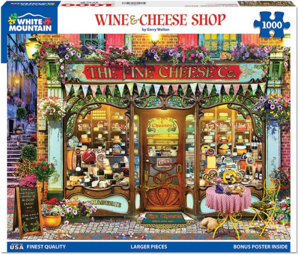 White Mountain Puzzles Wine & Cheese Shop - 1000 Piece Puzzle