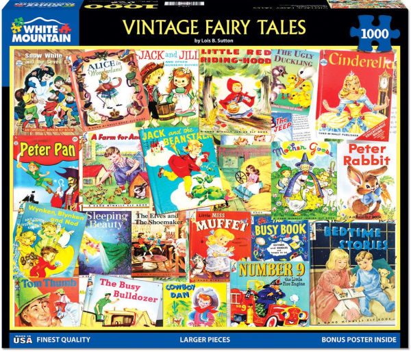 Vintage Fairy Tales 1000 Piece Puzzle