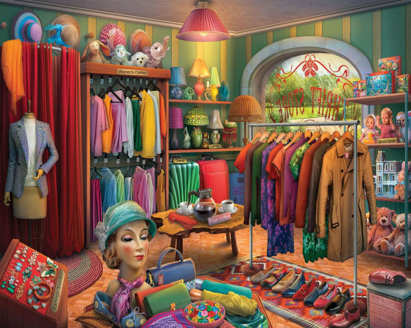 Thrift Store 1000 Piece Jigsaw Puzzle