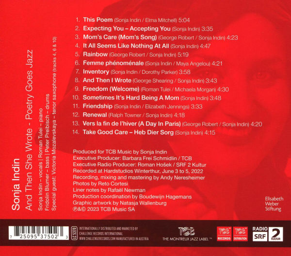 And Then She Wrote: Poetry Goes Jazz