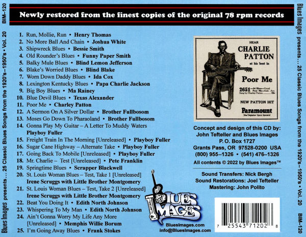 Classic Blues Artwork From the 1920's: 2023 Calendar