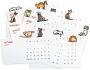 Alternative view 2 of 2025 Die Cut Cats Desk Calendar