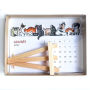 Alternative view 3 of 2025 Die Cut Cats Desk Calendar