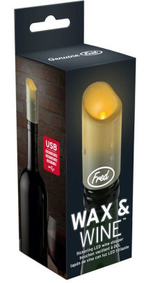 Wax Wine Led Candle Bottle Stopper By Fred Friends Barnes Noble