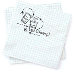 Alternative view 3 of Graph Napkins - 24 Count