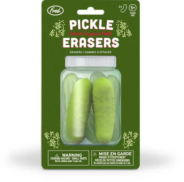 Pickle Erasers