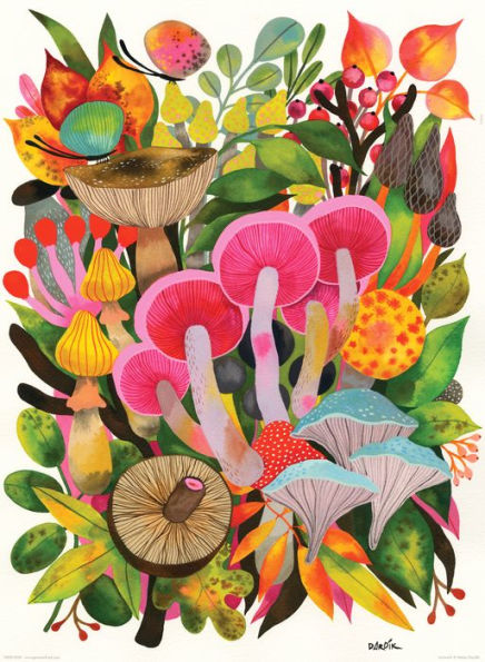 500 piece Dardik Mushrooms