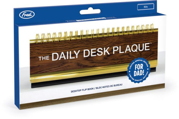 Dad Daily Desk Plaque