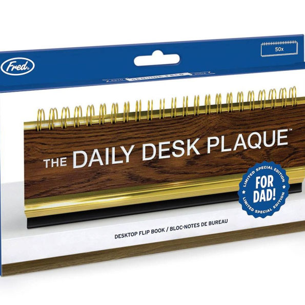 Dad Daily Desk Plaque