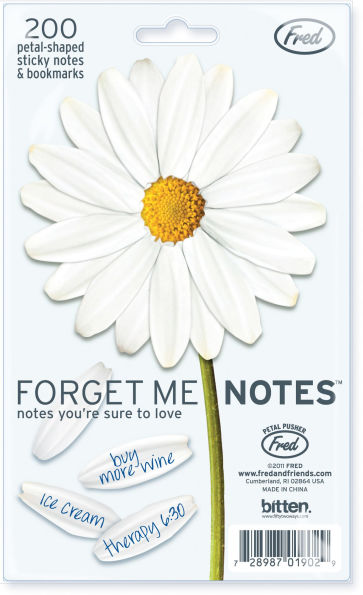 Forget Me Flower Petal Notes
