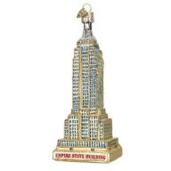 Title: Empire State Building Glass Ornament