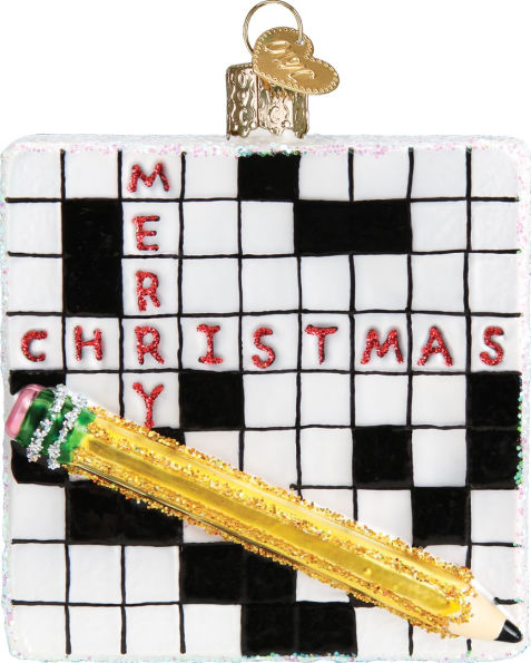 Crossword Puzzle ornament