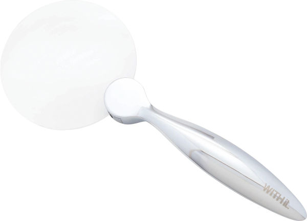 WITHit Office Chrome Rimless Magnifier