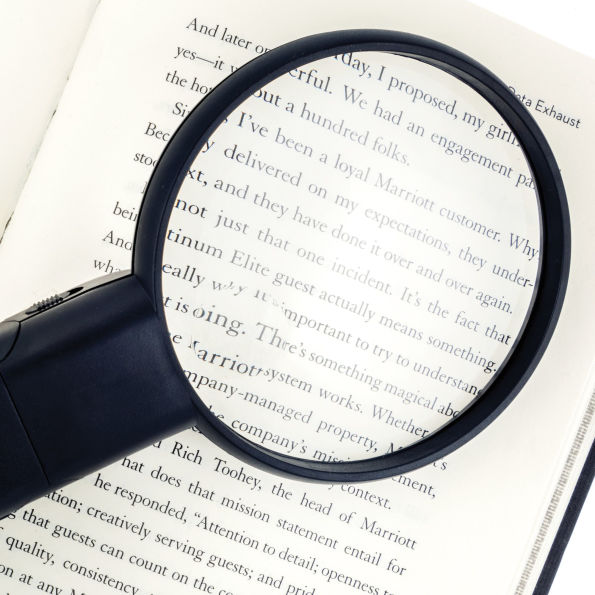 WITHit Stand Hands-Free Lighted Magnifier