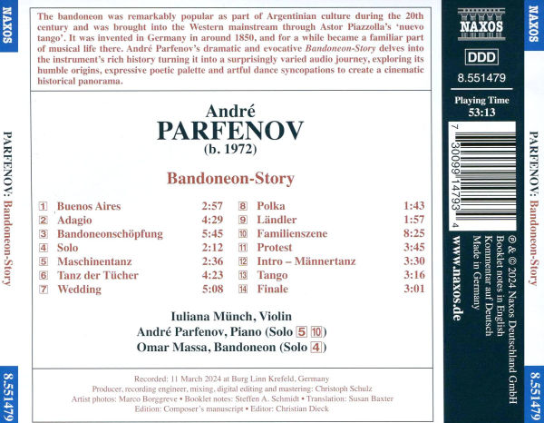 André Parfenov: Bandoneon-Story