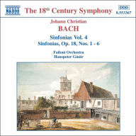 Title: Johann Christian Bach: Sinfonias Vol. 4 - Sinfonias, Op. 18, Nos. 1-6, Artist: Hanspeter GmuÌr