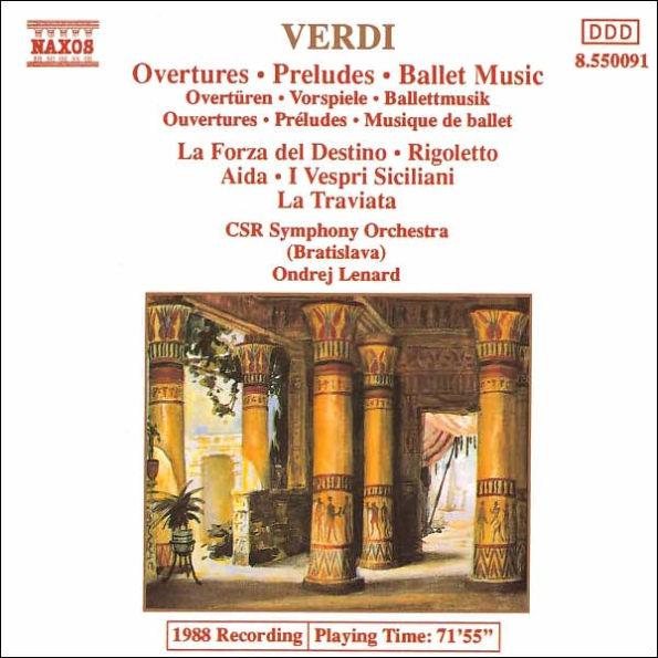 Verdi: Overtures; Preludes; Ballet Music