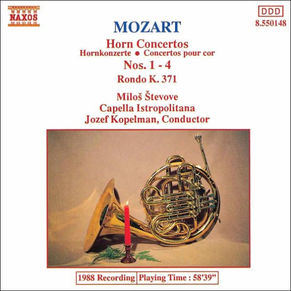 Mozart: Horn Concertos Nos. 1-4; Rondo, K371