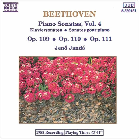 Beethoven: Piano Sonatas, Vol. 4