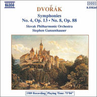 Title: Dvor¿¿k: Symphonies Nos. 4 & 8, Artist: Stephen Gunzenhauser