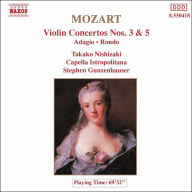 Title: Mozart: Violin Concertos Nos. 3 & 5; Adagio; Rondo, Artist: Takako Nishizaki