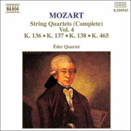 Title: Mozart: String Quartets (Complete), Vol. 4, Artist: Eder Quartet