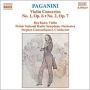 Paganini: Violin Concertos No. 1, Op. 6 & No. 2, Op. 7