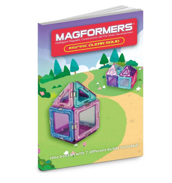 MAGFORMERS+Rainbow+Clear+Solid+Set+14pcs+Basic+Magnetic+Building+Blocks for  sale online