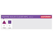 Alternative view 10 of Magformers Clear Inspire Solids 14 Piece Set