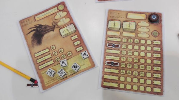 Dice & Dragons Strategy Game