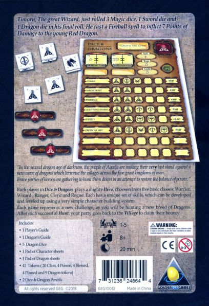 Dice & Dragons Strategy Game