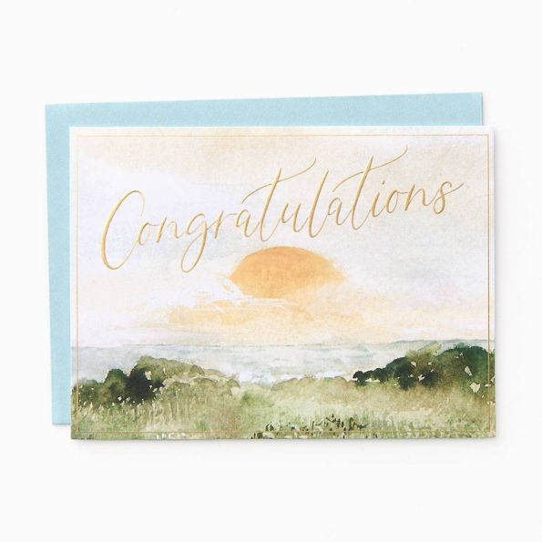 CONGR EMB A6 Congrats Sunrise FLD