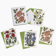 Title: Intricate Floral Correspondence Set