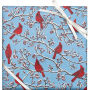 Winter Cardinals Continuous Roll Wrap 10'