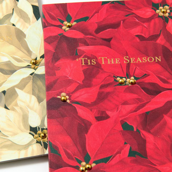 Christmas Poinsettia Stationery Set