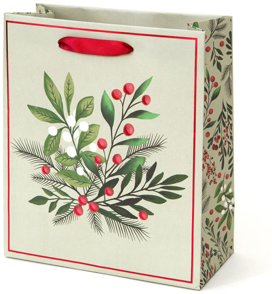 Botanical Holly Medium Gift Bag