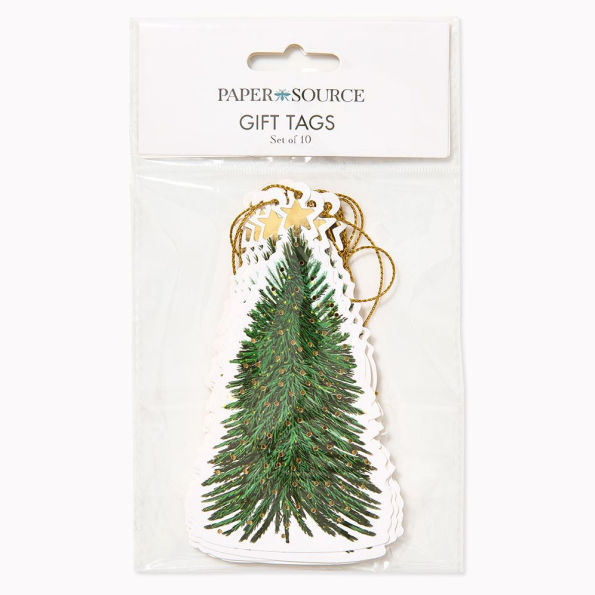 Green Tree Hang Tags S/10