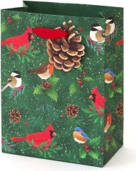 Title: Snow Day Birds Small Gift Bag