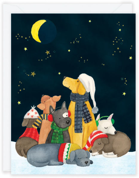 Snuggling Dogs FLD S/20