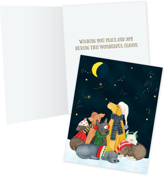 Snuggling Dogs FLD S/20