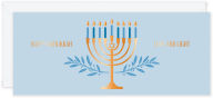 Title: Golden Menorah Money Card Set