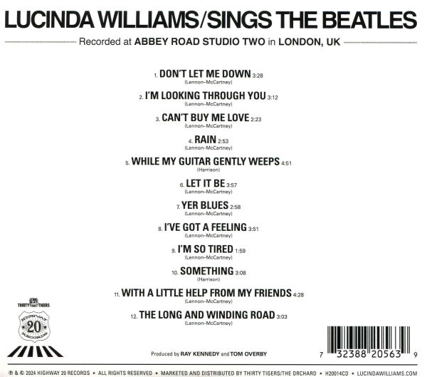 Lucinda Williams Sings the Beatles From Abbey Road