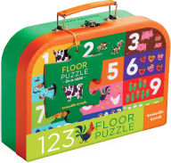 Barnyard 123 - 24 piece floor puzzle in suitcase box