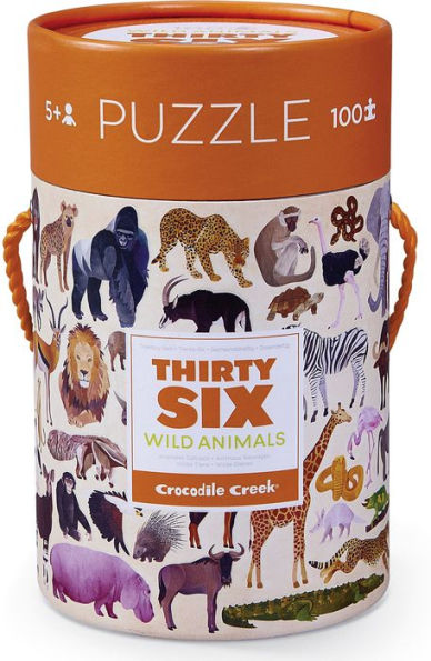 36 Wild Animals 100 pc Puzzle