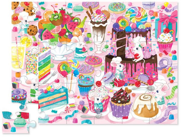 Let's Party 36 Piece Floor Puzzle