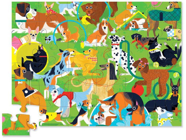 Playful Pups 36 pc floor puzzle