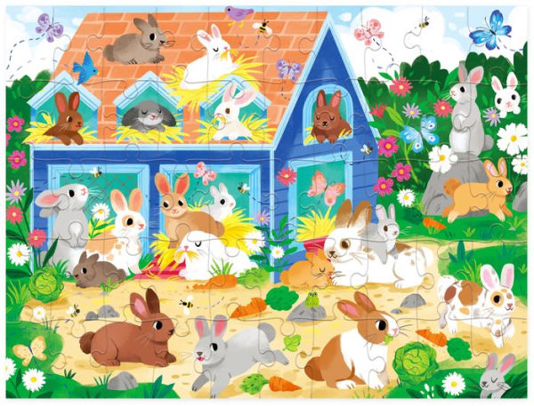 Bunny House 50 pc puzzle