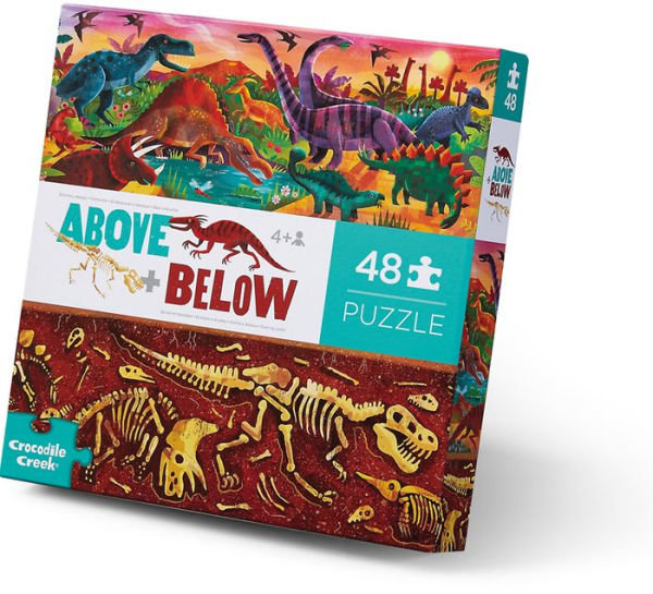 Above and Below - Dinosaur World 48 Piece Jigsaw Puzzle
