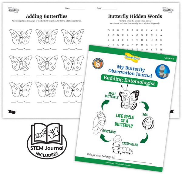 Insect Lore Butterfly Farm Growing Kit with Prepaid Voucher