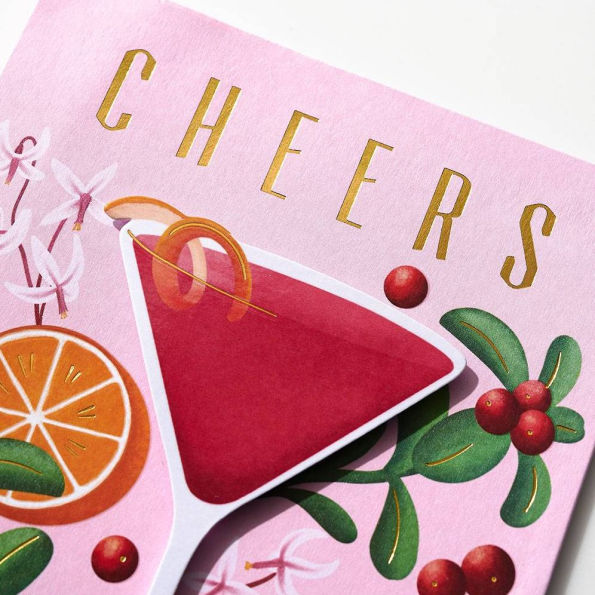 Cheers Cocktail Birthday Card